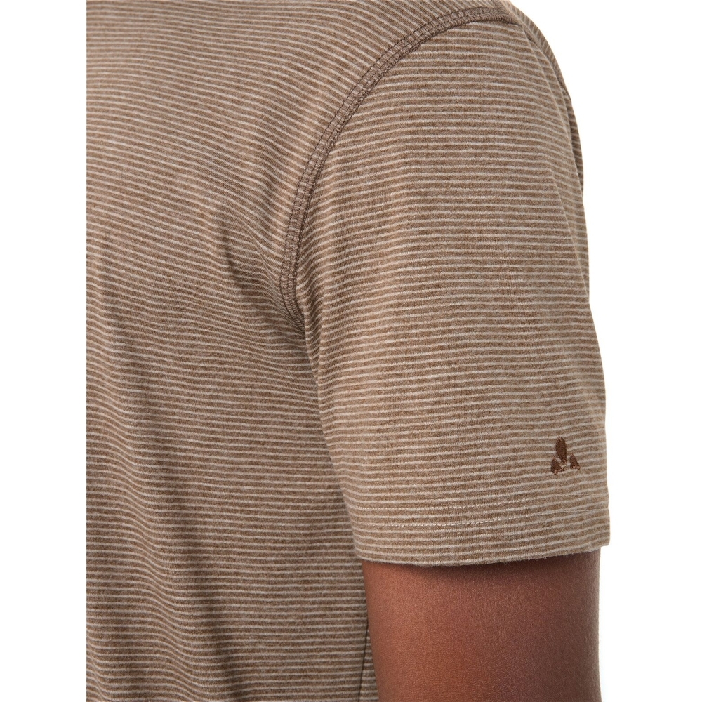 Vaude Mineo Striped T-Shirt II tobacco 47500-841 shirts en tops online bestellen bij Kathmandu Outdoor & Travel