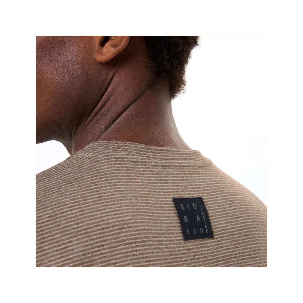 Vaude Mineo Striped T-Shirt II tobacco 47500-841 shirts en tops online bestellen bij Kathmandu Outdoor & Travel