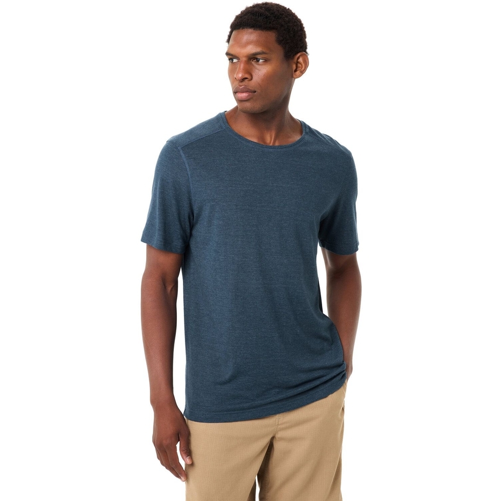 Vaude Redmont Hemp T-Shirt dark sea 48534-179 shirts en tops online bestellen bij Kathmandu Outdoor & Travel
