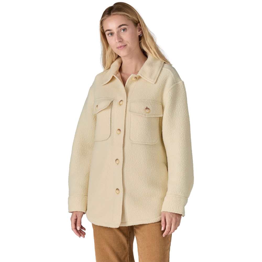 Patagonia Patagonia Retro Pile Shacket Women's 22785-NAT fleeces en truien  Patagonia Retro Pile Shacket Women's Natural 22785-NAT fleeces en truien online bestellen bij Kathmandu Outdoor & Travel