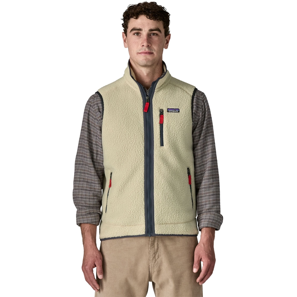 Patagonia Patagonia Retro Pile Vest 22821-PNSM jassen  Patagonia Retro Pile Vest Pelican w/Smolder Blue 22821-PNSM jassen online bestellen bij Kathmandu Outdoor & Travel