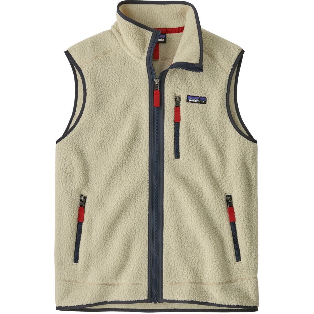 Patagonia Patagonia Retro Pile Vest 22821-PNSM jassen  Patagonia Retro Pile Vest Pelican w/Smolder Blue 22821-PNSM jassen online bestellen bij Kathmandu Outdoor & Travel