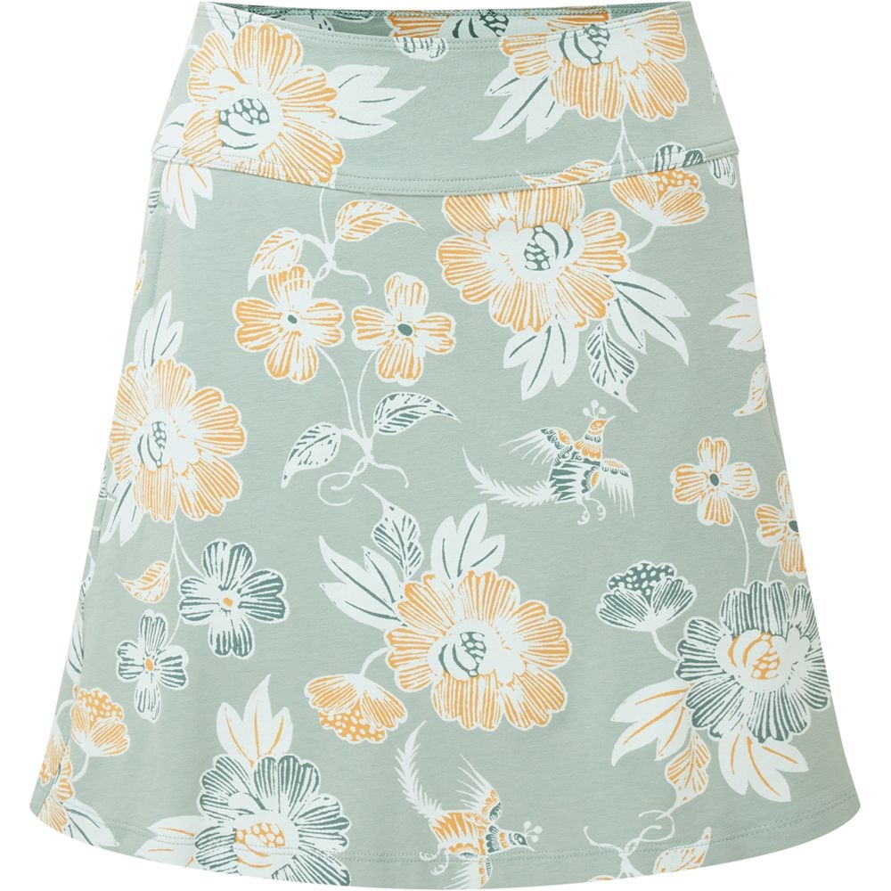 Sherpa Adventure Gear Neha Skort Women's Celery Floral SW24021-899 jurken en rokken online bestellen bij Kathmandu Outdoor & Travel