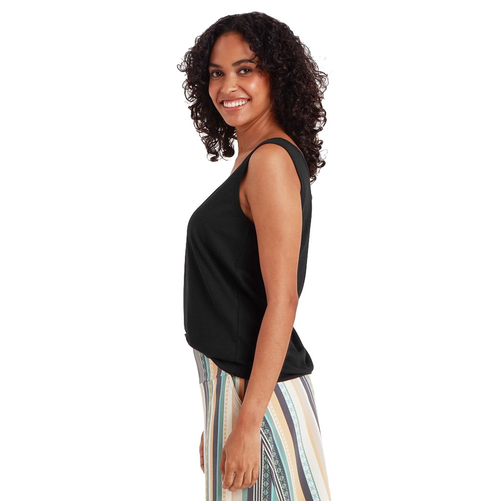 Sherpa Adventure Gear Jutna Scoop Neck Tank women's Black SW20035-130 shirts en tops online bestellen bij Kathmandu Outdoor & Travel