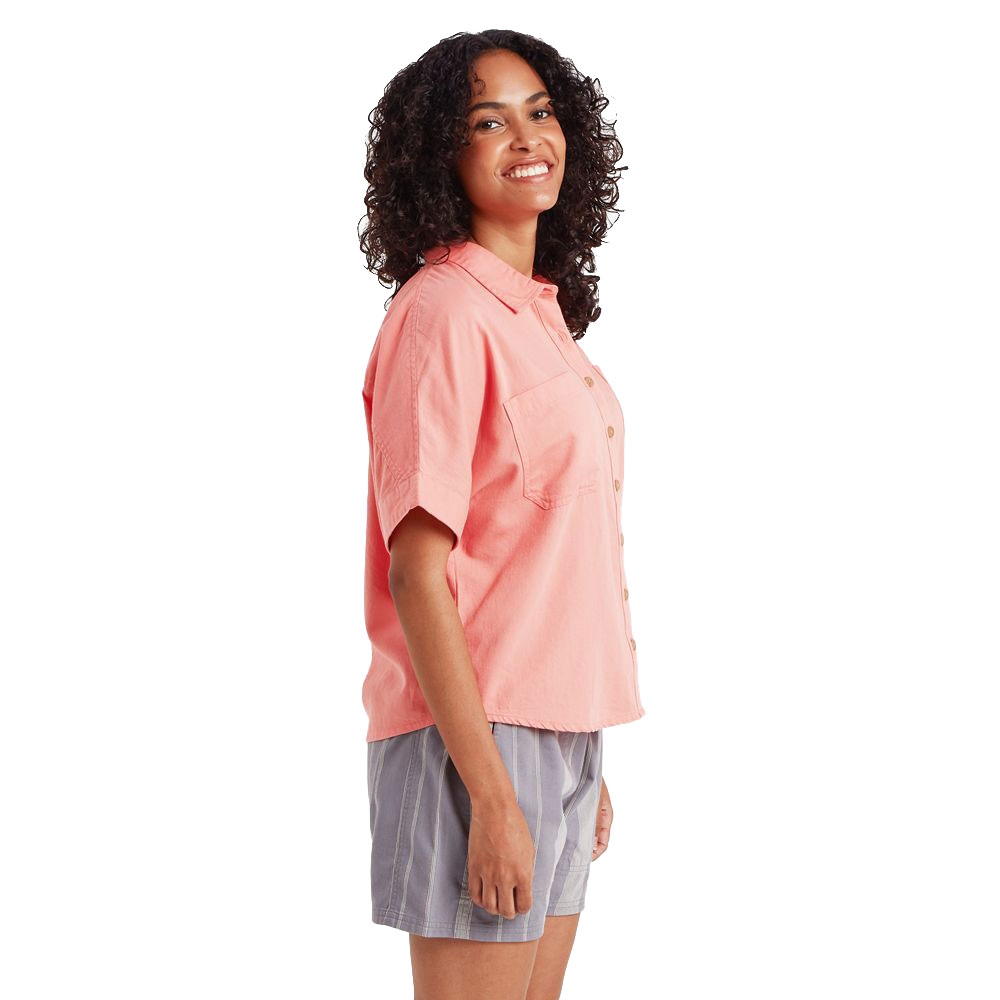 Sherpa Adventure Gear Palmo SS Shirt Women's Rose Gold SW21044-518 shirts en tops online bestellen bij Kathmandu Outdoor & Travel