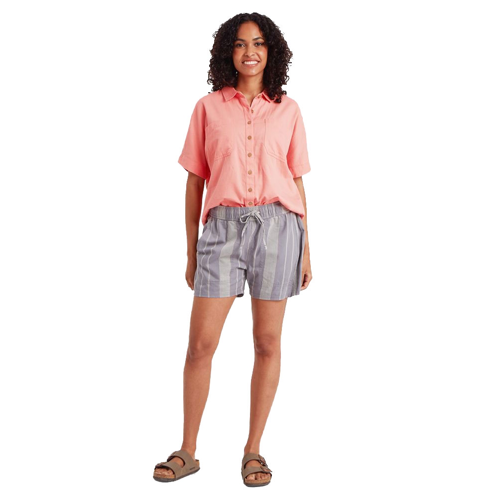 Sherpa Adventure Gear Palmo Short Women's Stormy Stripe SW23075-549 broeken online bestellen bij Kathmandu Outdoor & Travel