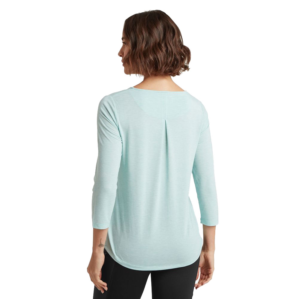 Sherpa Adventure Gear Asha 3/4 Sleeve Top Women's Light Mist SW3105-411 shirts en tops online bestellen bij Kathmandu Outdoor & Travel