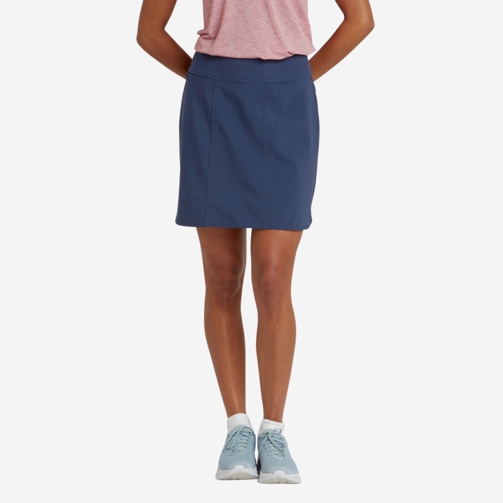 Sherpa Adventure Gear Sajilo Adventure Skort Women's Rathee Blue SW23042-392 jurken en rokken online bestellen bij Kathmandu Outdoor & Travel