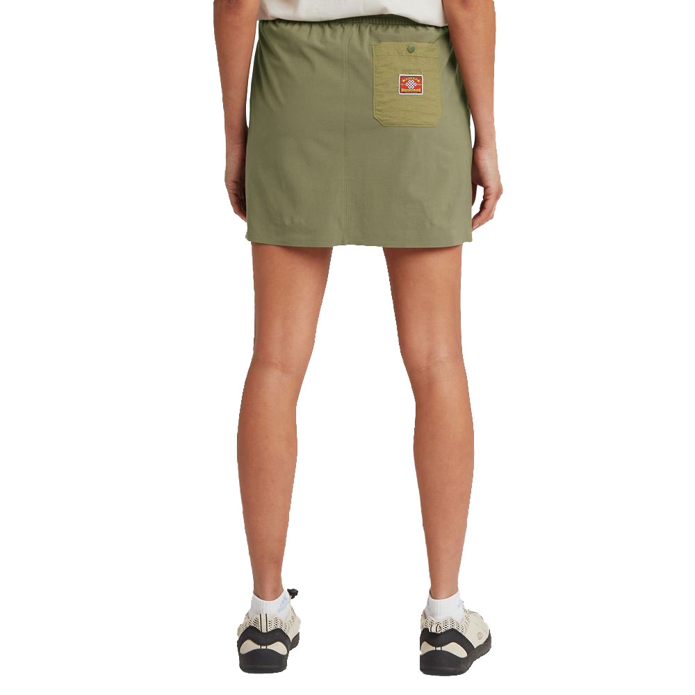 Sherpa Adventure Gear Tarcho Retro Skort Women's Olive SW24091-815 jurken en rokken online bestellen bij Kathmandu Outdoor & Travel
