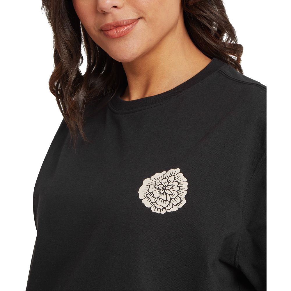 Sherpa Adventure Gear Tarcho Marigold Tee Women's Black SW21054-130 shirts en tops online bestellen bij Kathmandu Outdoor & Travel