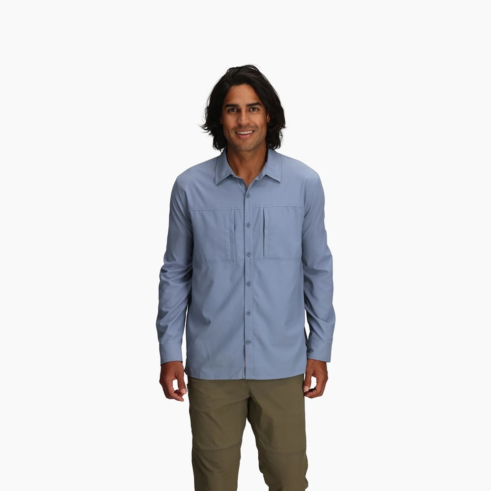 Royal Robbins Expedition III L/S Flint Y12600138-510 shirts en tops online bestellen bij Kathmandu Outdoor & Travel