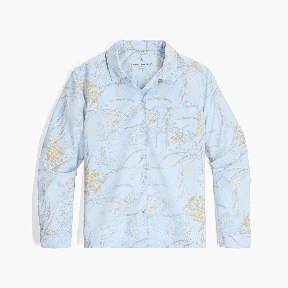Royal Robbins Expedition III L/S Women's Skyway Meadow Pt Y14600127-819 shirts en tops online bestellen bij Kathmandu Outdoor & Travel