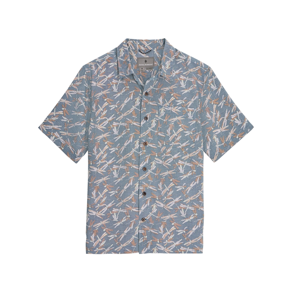 Royal Robbins Camino Pucker S/S Orion Blue Dragonfly Pt Y12600137-800 shirts en tops online bestellen bij Kathmandu Outdoor & Travel