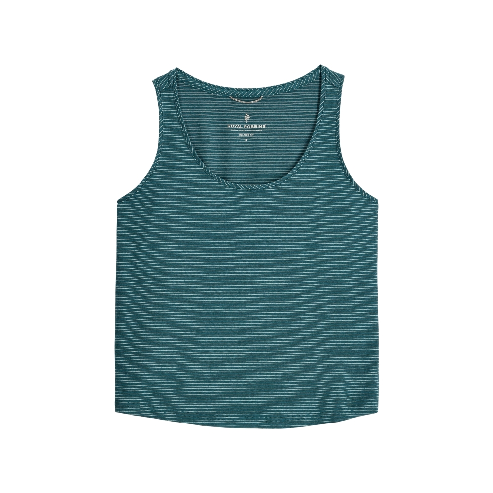 Royal Robbins Vacationer Boxy Tank Women's Balsam Str Y14600126-581 shirts en tops online bestellen bij Kathmandu Outdoor & Travel