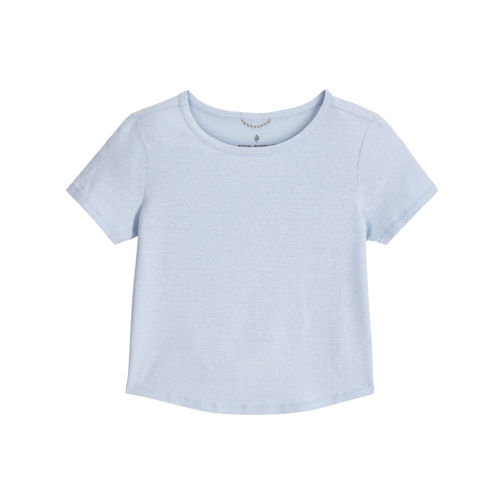 Royal Robbins Vacationer Boxy Tee Women's Skyway Str Y14600143-450 shirts en tops online bestellen bij Kathmandu Outdoor & Travel