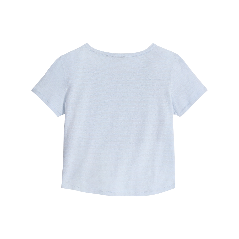 Royal Robbins Vacationer Boxy Tee Women's Skyway Str Y14600143-450 shirts en tops online bestellen bij Kathmandu Outdoor & Travel