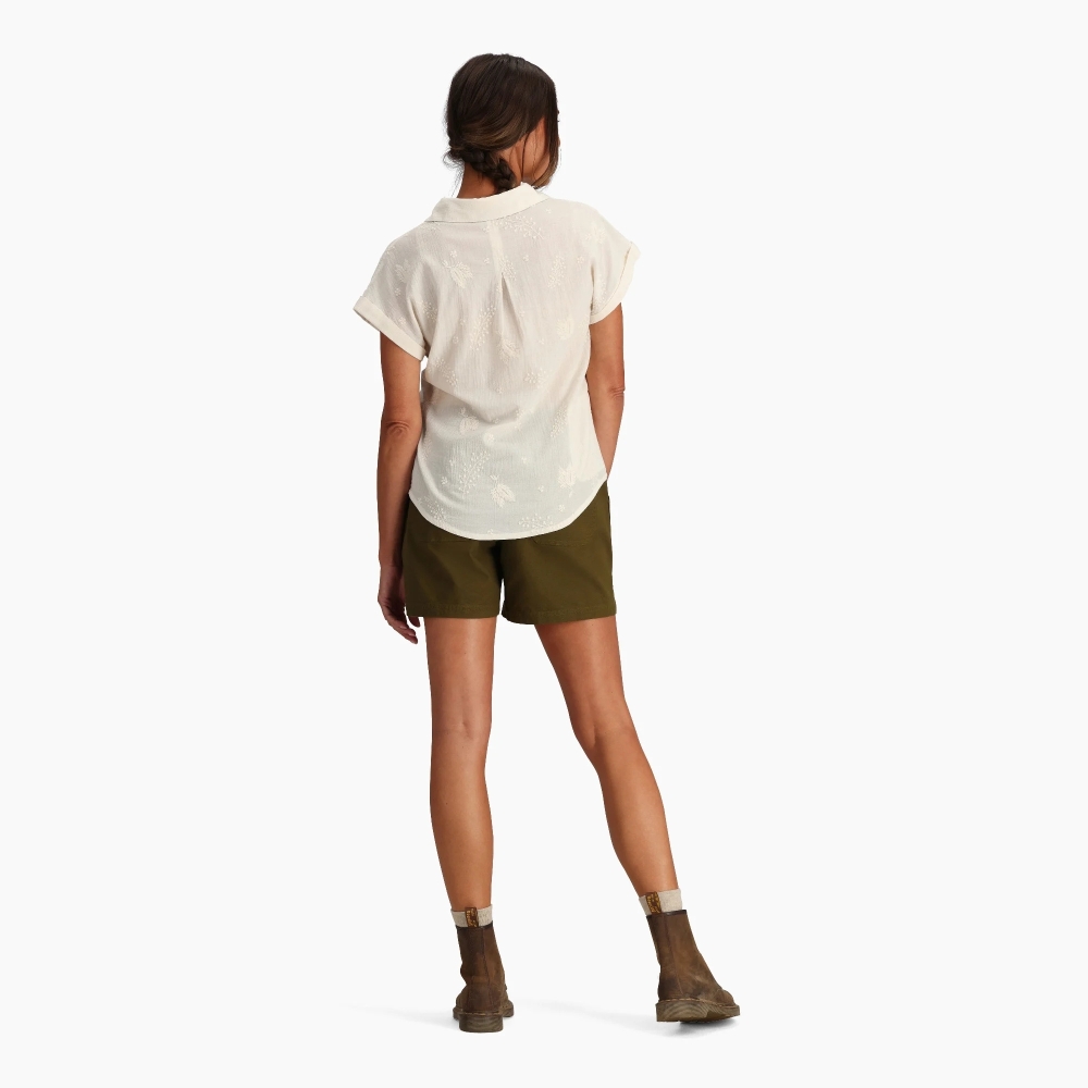 Royal Robbins Featherweight Tee Women's Mahogany Marigold Pt Y611013-615 shirts en tops online bestellen bij Kathmandu Outdoor & Travel