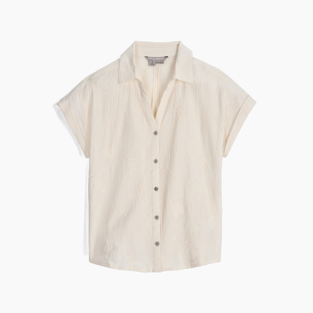 Royal Robbins Featherweight Tee Women's Mahogany Marigold Pt Y611013-615 shirts en tops online bestellen bij Kathmandu Outdoor & Travel