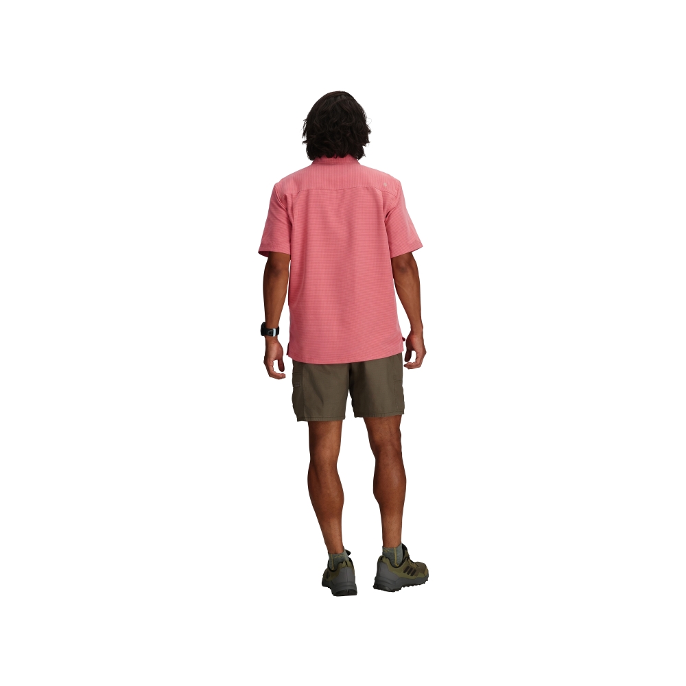 Royal Robbins Hempline Spaced S/S Dusty Cedar Y721021-600 shirts en tops online bestellen bij Kathmandu Outdoor & Travel
