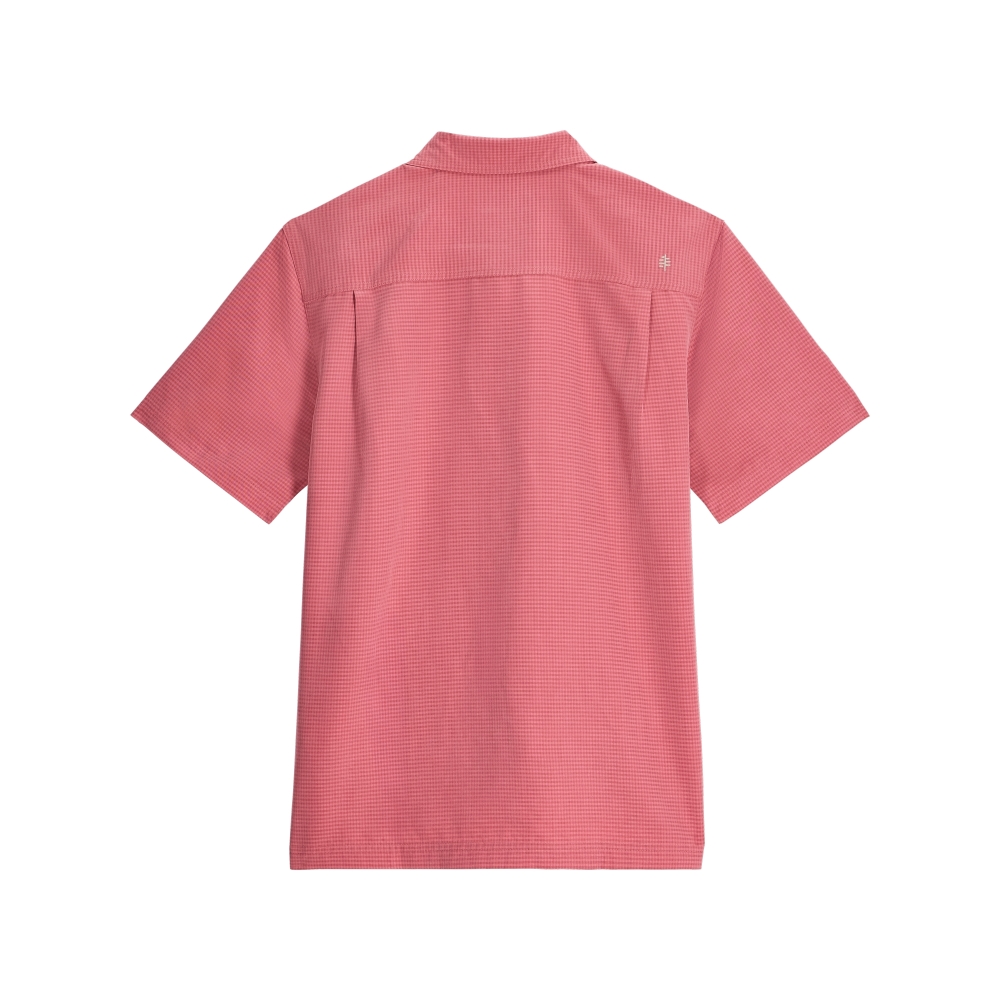 Royal Robbins Hempline Spaced S/S Dusty Cedar Y721021-600 shirts en tops online bestellen bij Kathmandu Outdoor & Travel