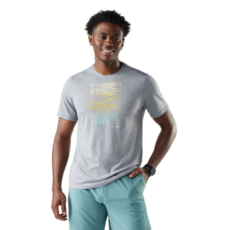 Smartwool  Winding Trail Active Short Sleeve Active Light Gray Heather