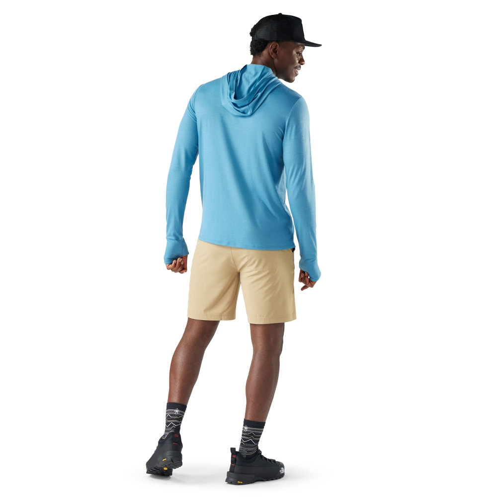 Smartwool Merino Sun Hoodie Active Mineral Blue SW003067-Q661 shirts en tops online bestellen bij Kathmandu Outdoor & Travel