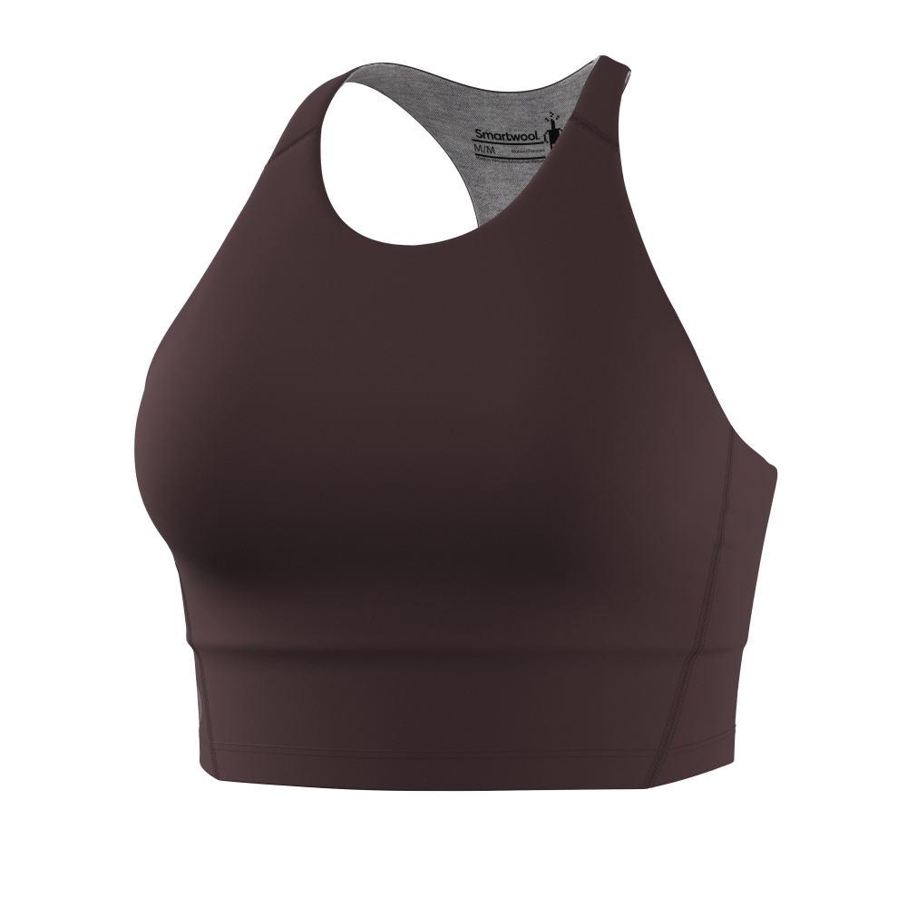 Smartwool Active Crop Bra Everyday Women's Mink SW002765-P841 onderkleding/thermokleding online bestellen bij Kathmandu Outdoor & Travel