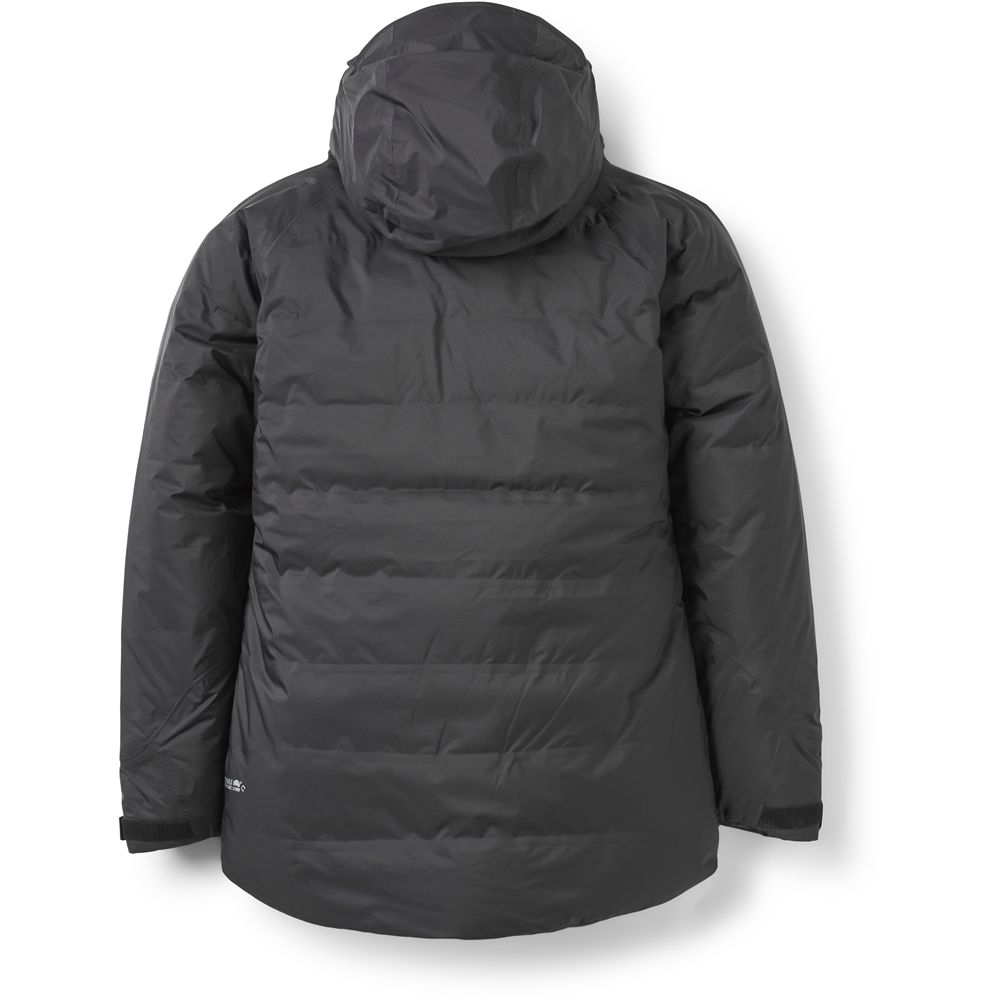 Rab Valiance Jacket Women's Black (Aquamarine) QDB-50-BLQ jassen online bestellen bij Kathmandu Outdoor & Travel