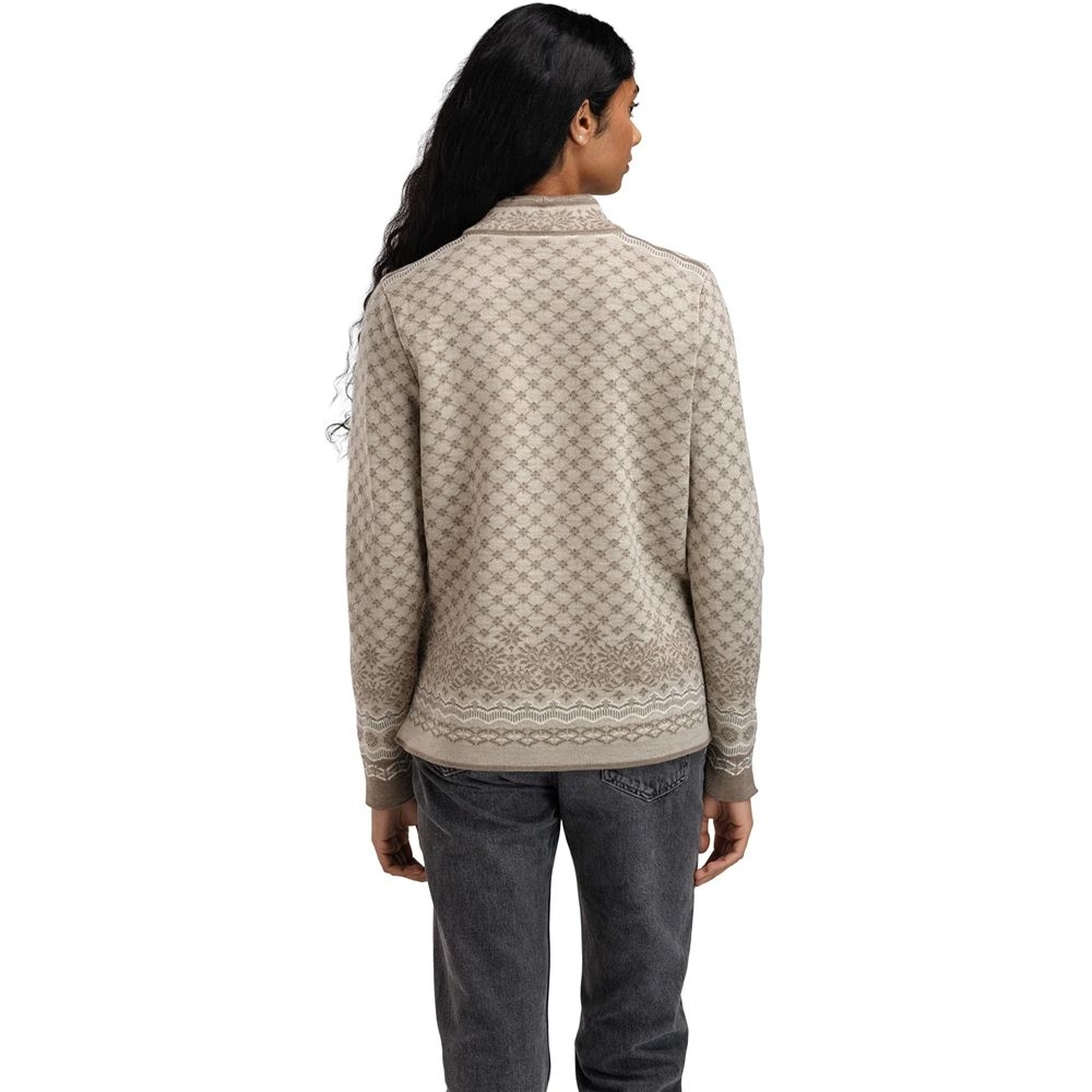 Dale Dale Solfrid Jacket Women's 83341-P00 fleeces en truien Dale Solfrid Jacket Women's Mountainstone Sand Offwhite 83341-P00 fleeces en truien online bestellen bij Kathmandu Outdoor & Travel