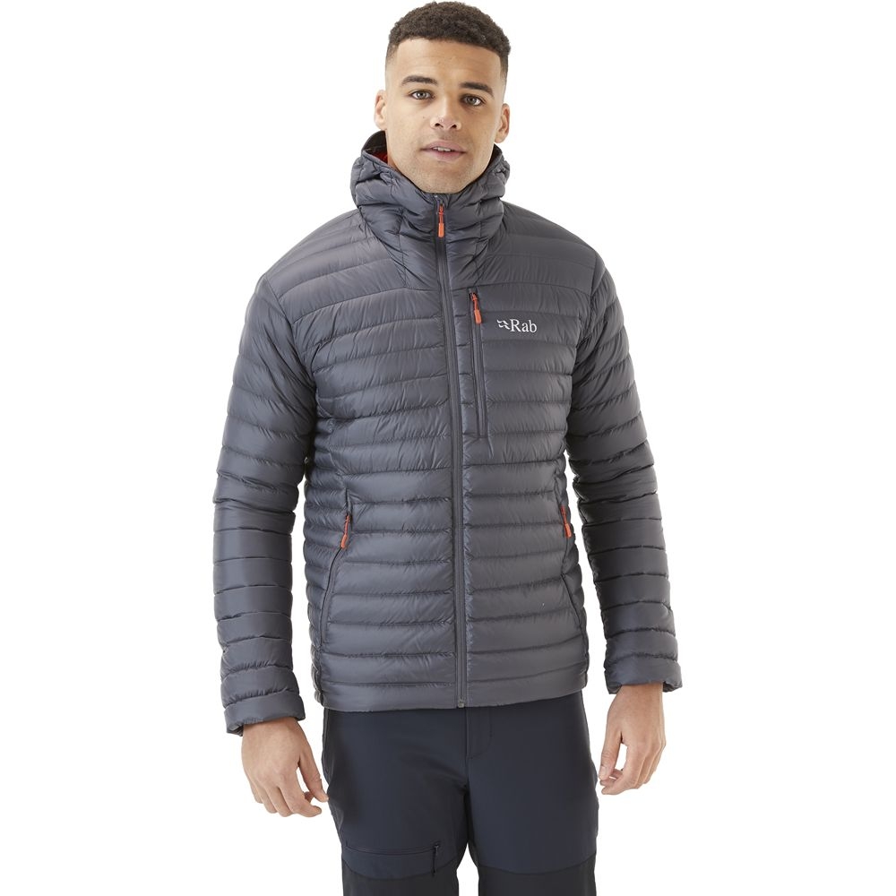 Rab Microlight Alpine Jacket Graphene QDB-12-GRH fleeces en truien online bestellen bij Kathmandu Outdoor & Travel