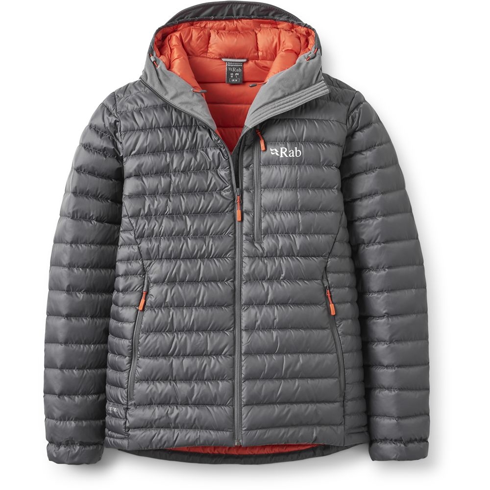 Rab Microlight Alpine Jacket Graphene QDB-12-GRH fleeces en truien online bestellen bij Kathmandu Outdoor & Travel