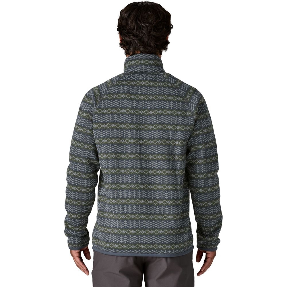 Patagonia Better Sweater Jkt Woven Together: Smolder Blue 25528-WNSM fleeces en truien online bestellen bij Kathmandu Outdoor & Travel