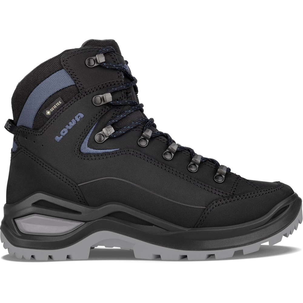 Lowa Renegade Evo GTX Mid Women's Black/Blue LM321916-9940 wandelschoenen dames online bestellen bij Kathmandu Outdoor & Travel