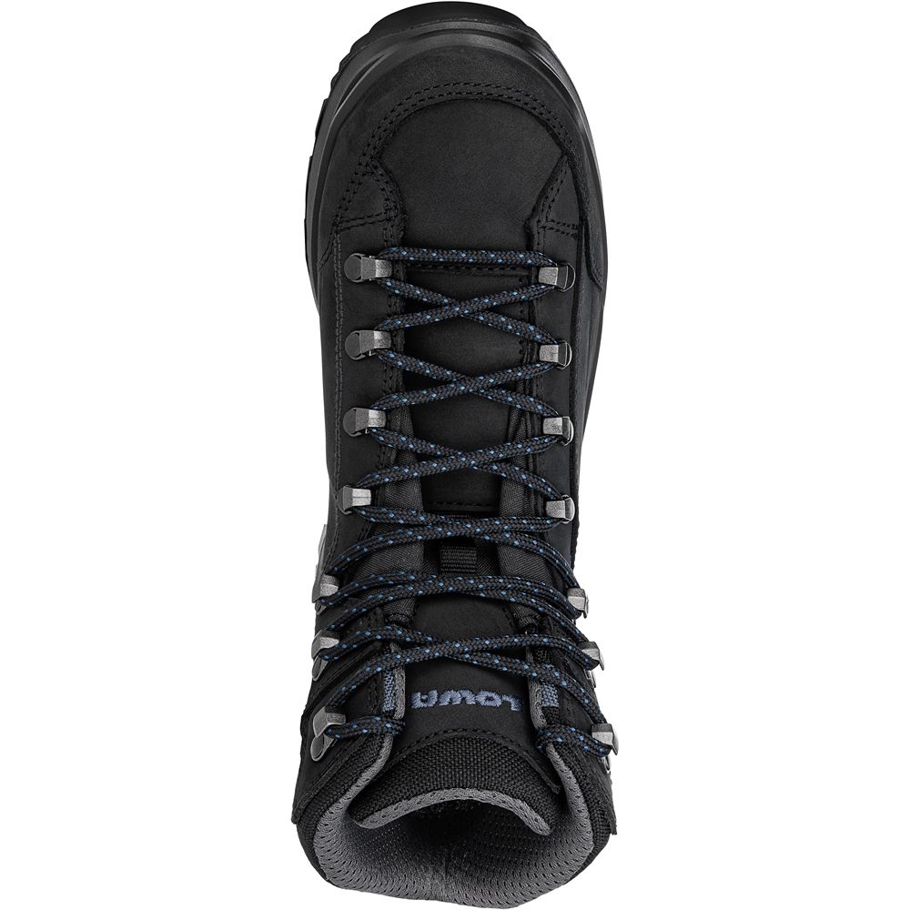 Lowa Renegade Evo GTX Mid Women's Black/Blue LM321916-9940 wandelschoenen dames online bestellen bij Kathmandu Outdoor & Travel