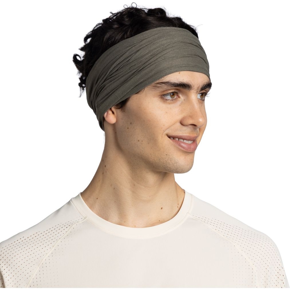 Buff Coolnet UV® Insect Shield Solid Khaki 119329854-854 kleding accessoires online bestellen bij Kathmandu Outdoor & Travel