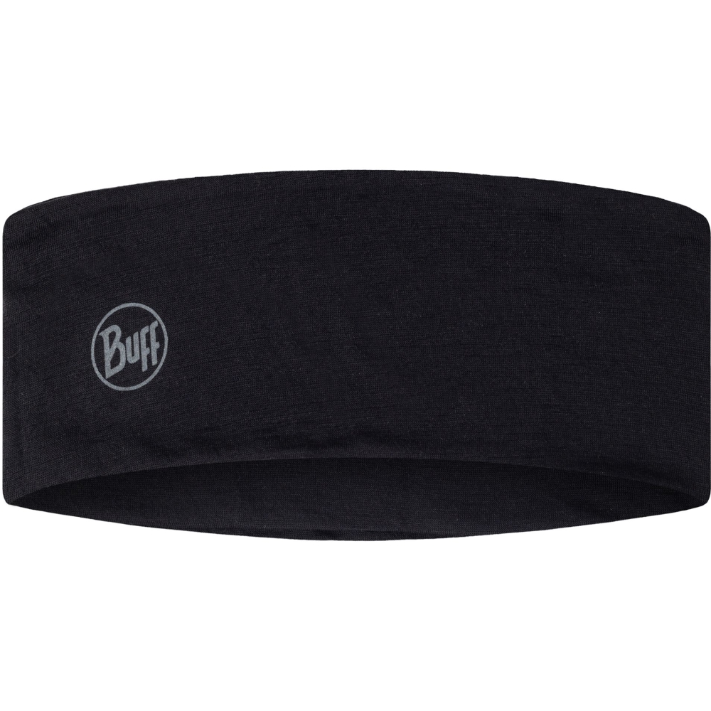 Buff Merino Lightweight Headband Black 135580999-999 kleding accessoires online bestellen bij Kathmandu Outdoor & Travel