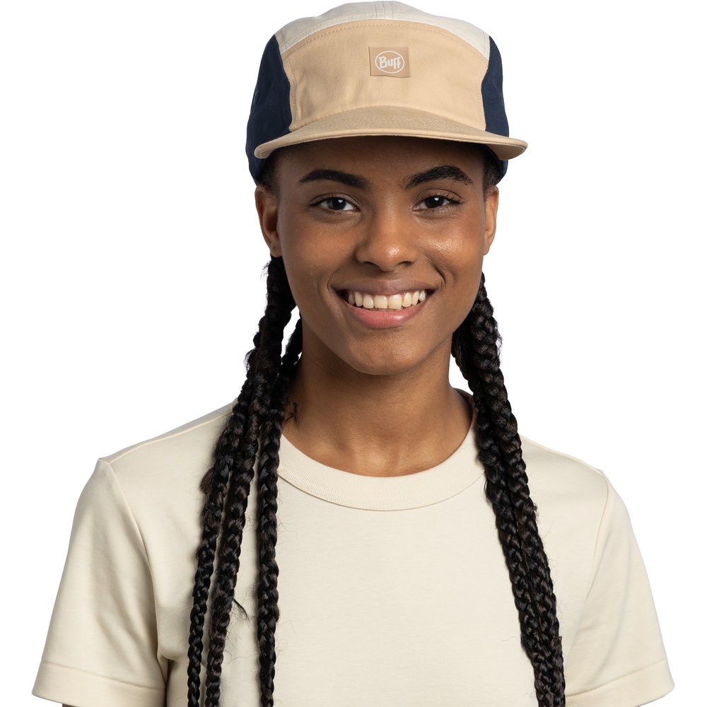 Buff 5 Panel Venture Cap Allvin Sand 137847302-302 kleding accessoires online bestellen bij Kathmandu Outdoor & Travel