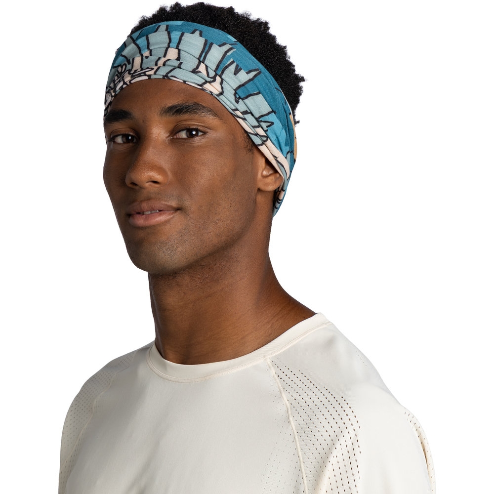 Buff Coolnet UV® Nive Teal 137867706-706 kleding accessoires online bestellen bij Kathmandu Outdoor & Travel