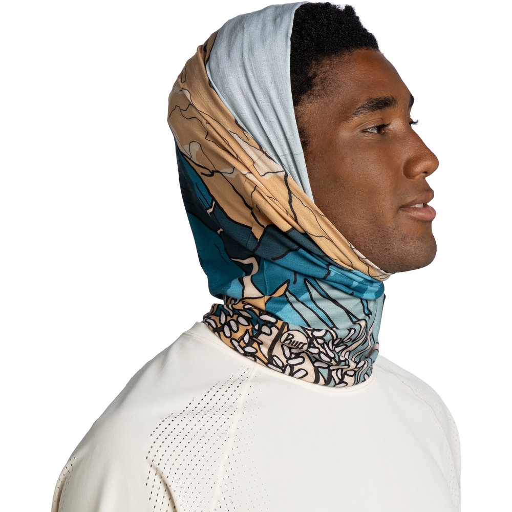 Buff Coolnet UV® Nive Teal 137867706-706 kleding accessoires online bestellen bij Kathmandu Outdoor & Travel
