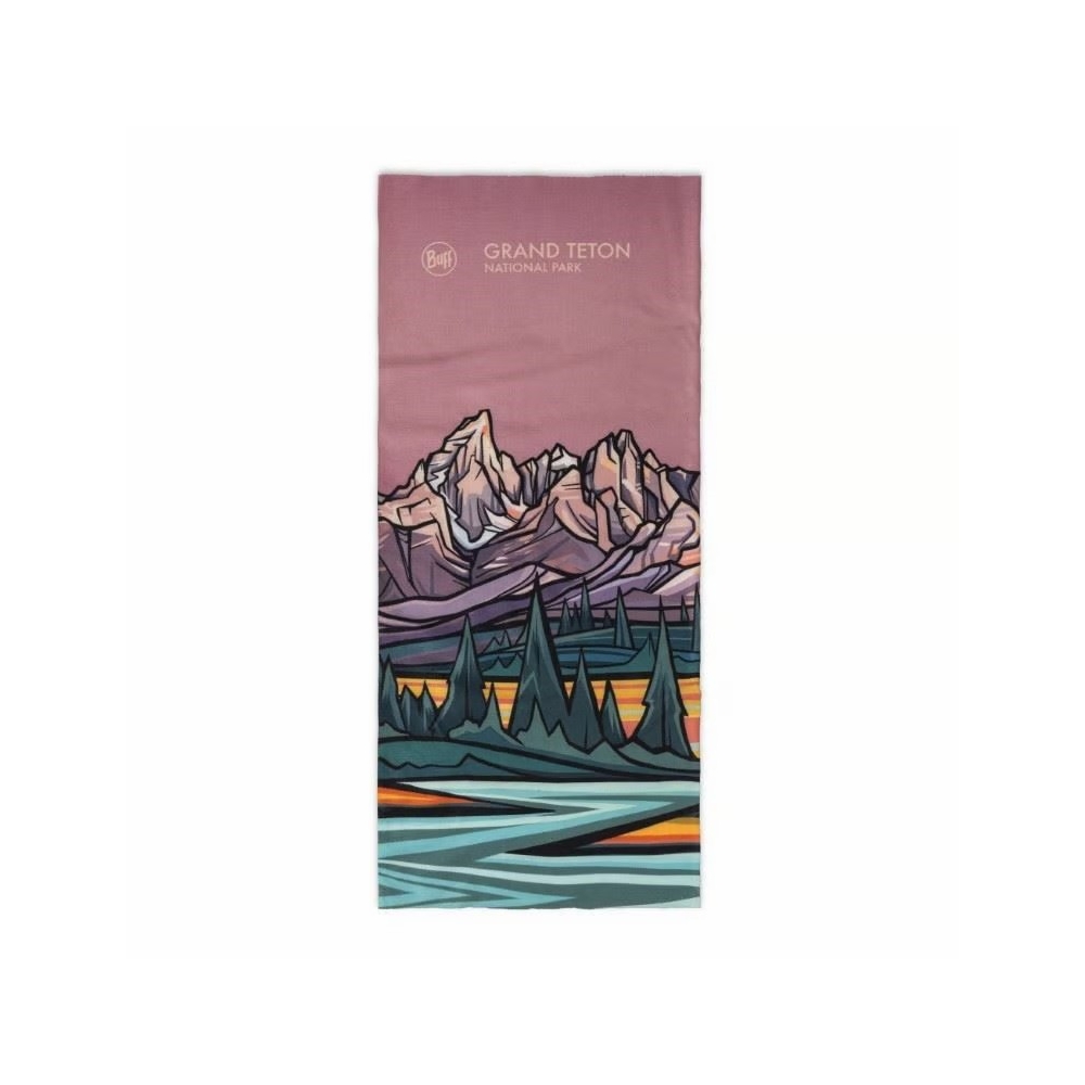 Buff Coolnet UV® National Parks Grand Teton Multi 134760555-555 kleding accessoires online bestellen bij Kathmandu Outdoor & Travel