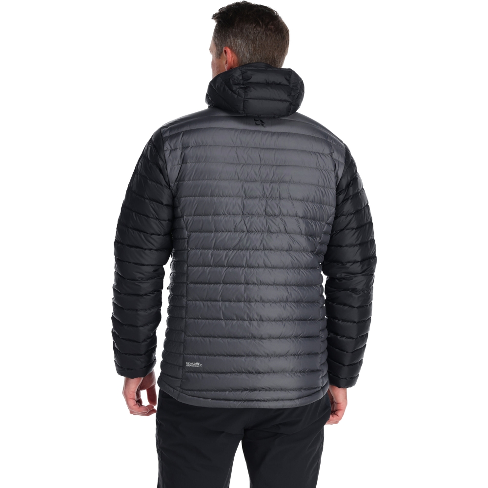 Rab Rab Microlight Alpine Jacket QDB-12-BGP jassen Rab Microlight Alpine Jacket Black/Graphene QDB-12-BGP jassen online bestellen bij Kathmandu Outdoor & Travel