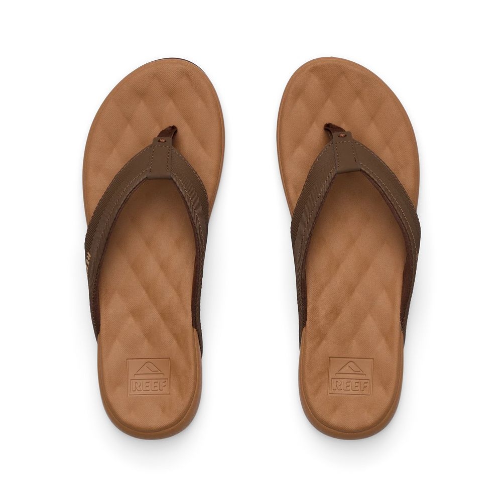 Reef Reef Cushion Melody Women's CJ8709-61 slippers Reef Cushion Melody Women's Chocolate/Lion CJ8709-61 slippers online bestellen bij Kathmandu Outdoor & Travel