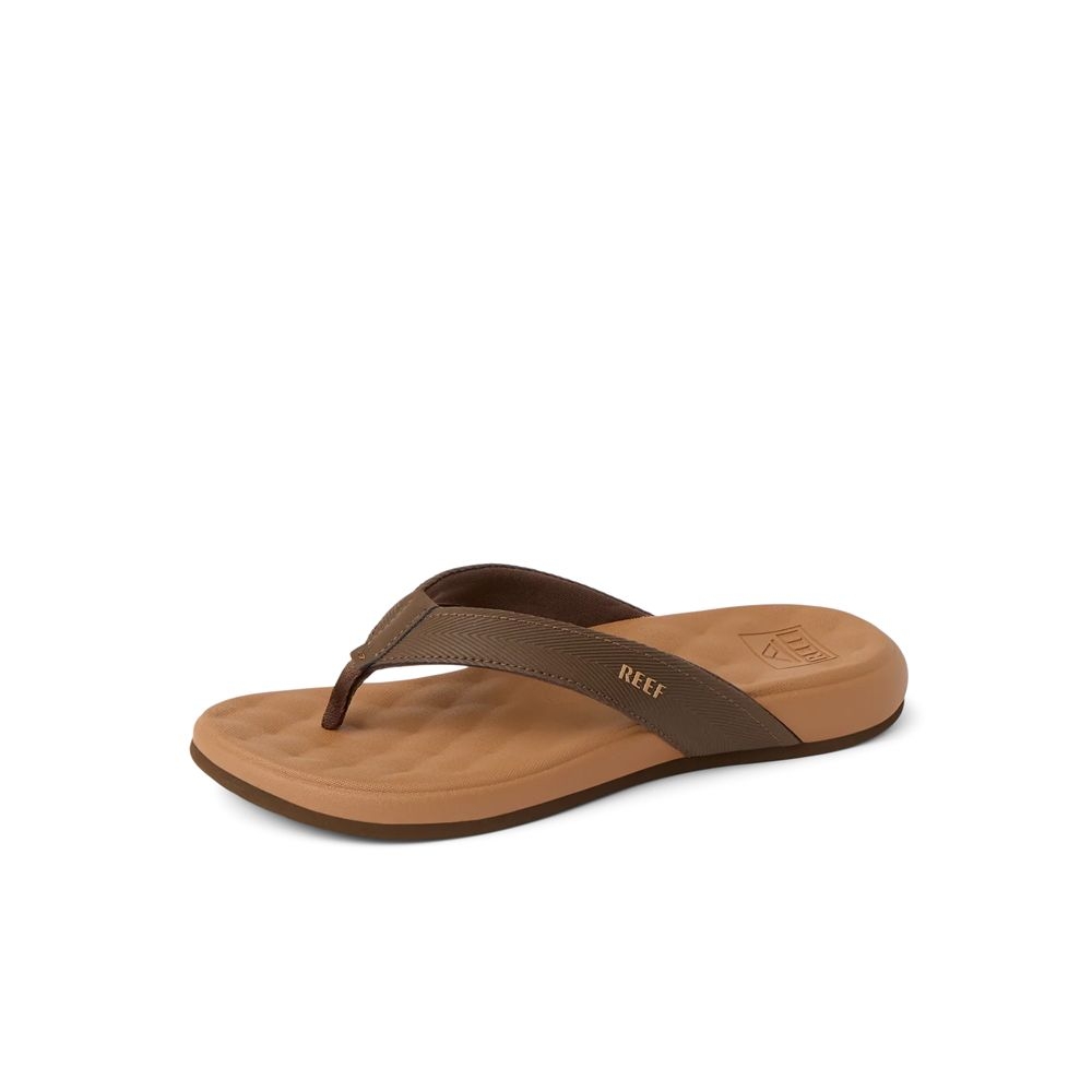 Reef Reef Cushion Melody Women's CJ8709-61 slippers Reef Cushion Melody Women's Chocolate/Lion CJ8709-61 slippers online bestellen bij Kathmandu Outdoor & Travel