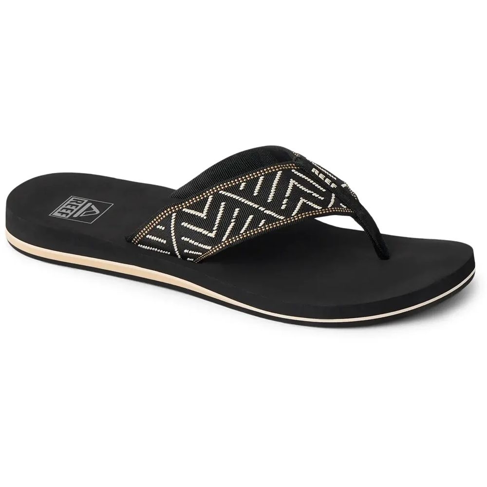 Reef Reef Spring Woven Women's CJ9415-61 slippers Reef Spring Woven Women's Black/Cream CJ9415-61 slippers online bestellen bij Kathmandu Outdoor & Travel