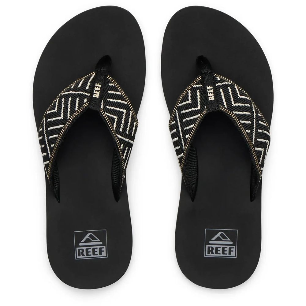 Reef Reef Spring Woven Women's CJ9415-61 slippers Reef Spring Woven Women's Black/Cream CJ9415-61 slippers online bestellen bij Kathmandu Outdoor & Travel