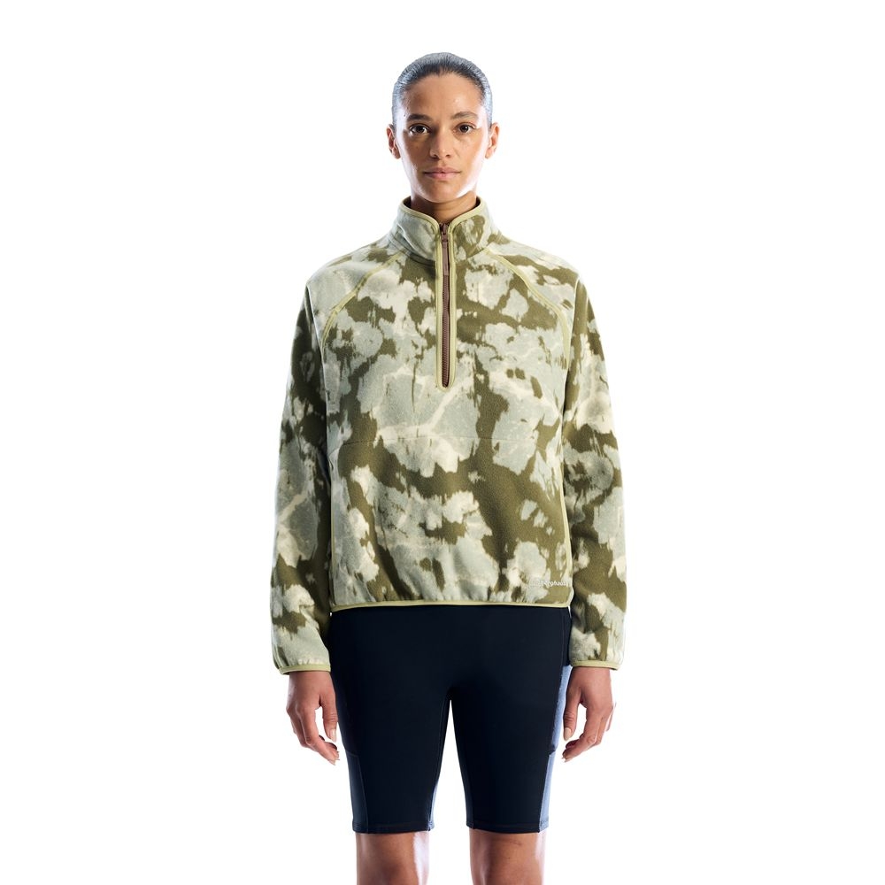 Berghaus Berghaus Bamburgh Half Zip Fleece Women's A000080-001 fleeces en truien Berghaus Bamburgh Half Zip Fleece Women's Light Green A000080-001 fleeces en truien online bestellen bij Kathmandu Outdoor & Travel