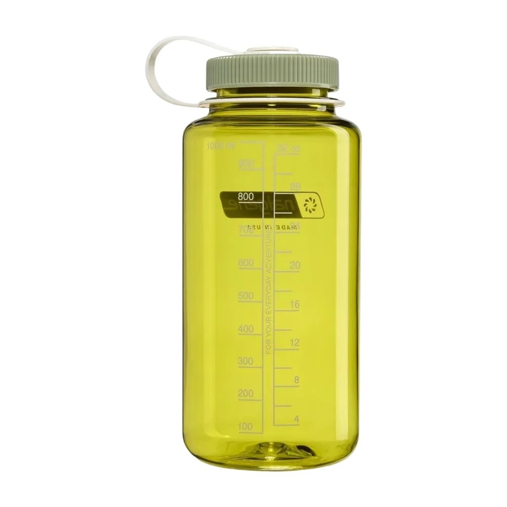 Nalgene Wide Mouth 1L Endive w/Oil N2020-2632 drinkflessen en thermosflessen online bestellen bij Kathmandu Outdoor & Travel