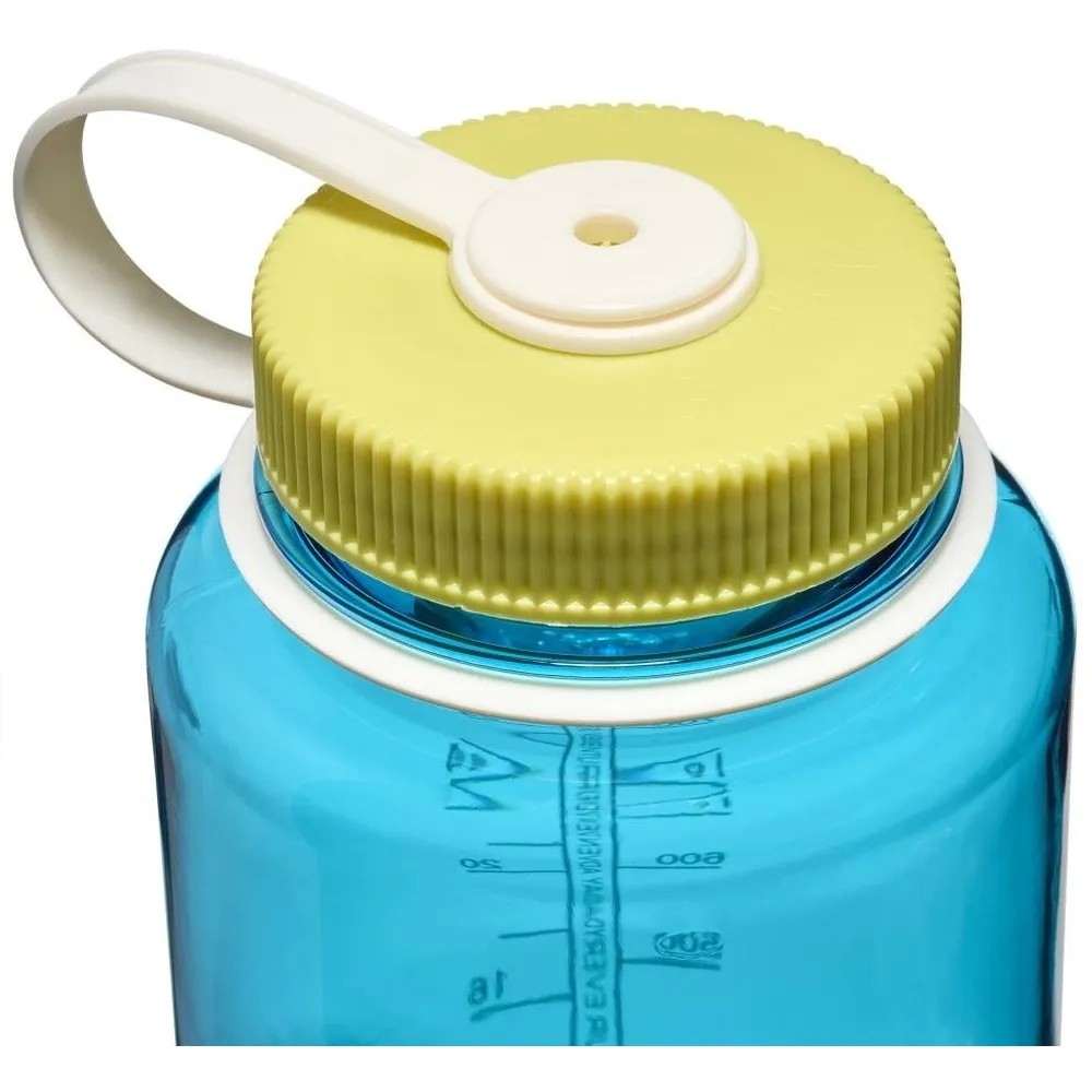 Nalgene Nalgene Wide Mouth 1L N2020-2732 drinkflessen en thermosflessen Nalgene Wide Mouth 1L Blue Atoll w/Endive N2020-2732 drinkflessen en thermosflessen online bestellen bij Kathmandu Outdoor & Travel