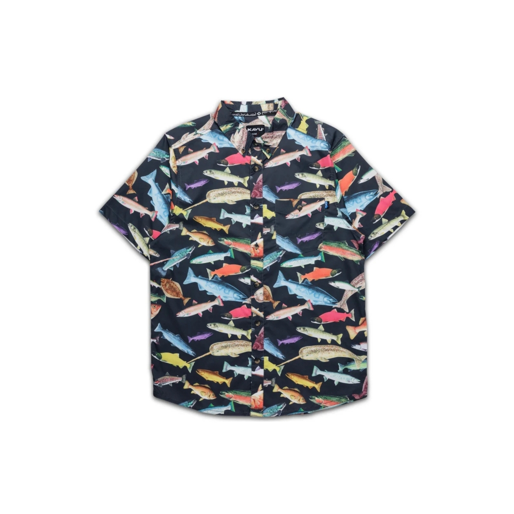 Kavu River Wrangler Fish Fest 5093-525 shirts en tops online bestellen bij Kathmandu Outdoor & Travel