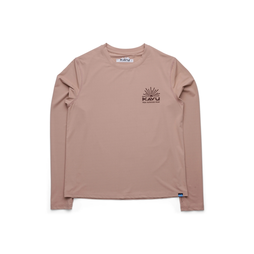 Kavu Sunlite Crew Women's Burnt Sugar 2266-2779 shirts en tops online bestellen bij Kathmandu Outdoor & Travel